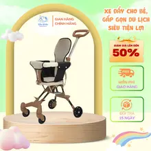 Xe Đẩy Em Bé Gấp Gọn – Xe Đẩy Du Lịch Siêu Nhẹ, Tiện Lợi Cho Bé