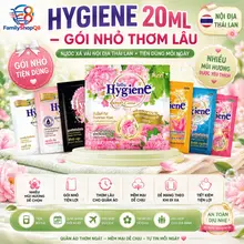 Hygiene Nước Xả Vải Đậm Đặc, Lưu Hương Liên Tục, Làm Mềm Vải 20ml