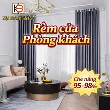 Rèm Cửa Phòng Khách KB01-Một Tấm Rèm vải cho phòng Khách & phòng ngủ - Nhận may theo yêu cầu