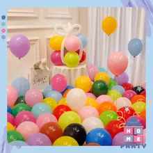 Combo 10 Bong Bóng Bay Cao Su Nhiều Màu Trang Trí Sinh Nhật Home Party