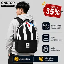 Balo học sinh thương hiệu ONETOP nhiều ngăn chống nước, cặp đi học nam nữ cấp 2 cấp 3 phong cách hàn quốc