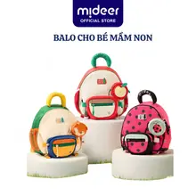 Balo Mideer Cho Bé Mầm Non Cho Bé Trai Bé Gái Đựng Đồ Mẫu Giáo Siêu Nhẹ Chống Nước Cho Bé 3-6 Tuổi