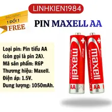 Pin Maxell 2A sử dụng cho micro hát karaoke, đồng hồ treo tường, remote, chuột máy tính...