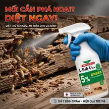 Xịt Diệt Mối Tận Gốc Nhật Bản 500ml – Thuốc Diệt Mối Lưu Dẫn, Diệt Mối Gỗ, Tủ, Sàn Nhà Kèm Vòi Xịt