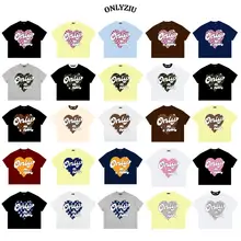 Áo Thun Boxy Local Brand ONLYZIU Form Rộng 250gsm " HEART Trái Tim " Cotton Tay Ngắn Áo Phông Kiểu Đẹp Unisex Nam Nữ