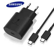 Bộ sạc nhanh 25w tương thích với Samsung chân cắm Type C kèm dây sạc nhanh Type C Bảo hành Lỗi 1 đổi 1