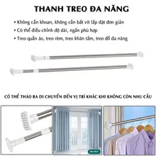 Thanh treo thông minh đa năng ETOMAX ET2, không cần khoan bắt vít, chất liệu inox 304 siêu bền