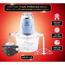 (Tặng lõi đánh ruốc)Máy Xay Thực Phẩm Đa Năng MISU LOUIS Cối Thủy Tinh 3.5L, Công Suất 500W-Bảo Hanh 6 Tháng