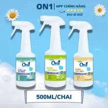 Nước Lau Kính Lau Đa Năng Lau Bếp On1 Tinh Dầu 500ML Sạch Nhanh Sáng Bóng