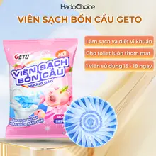 Viên sạch bồn cầu Geto Hương Đào viên thả bồn cầu sạch khuẩn tẩy sạch mảng bám khử mùi diệt vi khuẩn