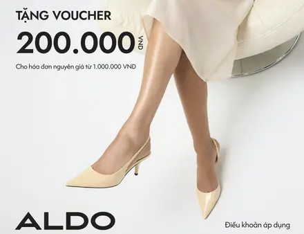 ALDO Tặng Voucher 200K Trên Zalo Mini App – BST Thu Đông 2026