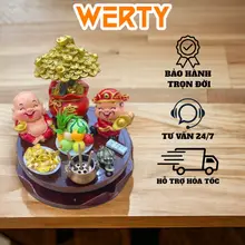 Bàn thờ mini mô hình bàn thờ thần tài ông địa phong thủy tài lộc trang trí bàn làm việc văn phòng