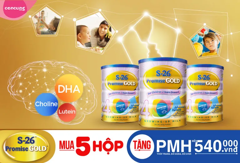 Con Cưng – Mua 5 lon S26 tặng phiếu mua hàng đến 540K