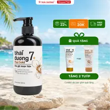 [Live] Dầu gội dược liệu Thái Dương 7 Plus Gold 250ml/500ml cho tóc khô xơ, hư tổn tặng tuýp Thái Dương 7 Plus 50m