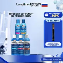 Toner BHA Compliment No Problem làm sạch sâu, kiềm dầu, giảm mụn, mờ thâm 200ml