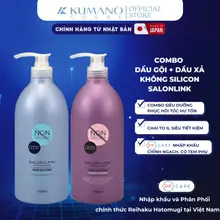 Dầu Gội - Xả Nhật Không Chứa Silicone Salon Link Chuyên Dùng Cho Tóc Khô Hư Tổn, Uốn, Nhuộm (1000ml)