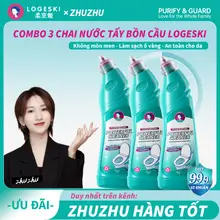 Nước tẩy bồn cầu Logeski, Sạch không cần chà, công thức kiềm, khử trùng và khử mùi
