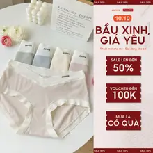 Quần lót bầu cạp chéo L'amme siêu mỏng quần lót bầu không lộ viền, co giãn 4 chiều, đáy kháng khuẩn