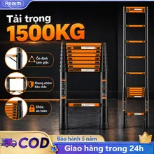 Thang Rút Nhôm Inox I Nhập Khẩu Thang Dễ dàng mang theo chiều cao 1.9m/2.7m/3.9m/4.3m/5.1m/5.9m