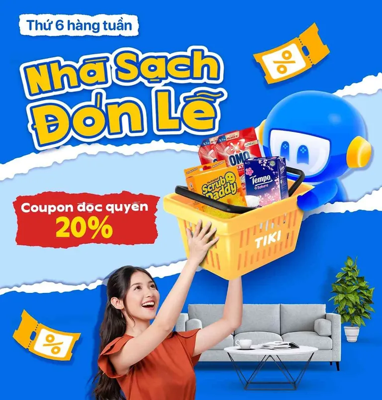 Tiki Siêu Hội Ngành Hàng – Đại siêu thị online, làm đẹp, mẹ & bé, yêu bếp, xả kho