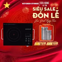 Bếp Hồng Ngoại SUNHOUS SHD6017 - Công Suất 2000W, Cảm Ứng, Nấu Đa Năng, Bảo Hành 12 Tháng