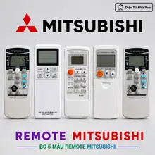 Remote Máy Lạnh Mitsubishi| Điều Khiển Điều Hòa Mitsubishi| Tặng 2 Pin AAA
