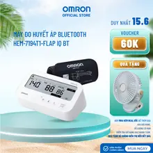 (Dòng mới 2026) Máy Đo Huyết Áp Bluetooth Phát Hiện Rung Nhĩ OMRON IQ BT HEM-7194T1-FLAP