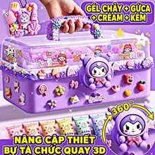 ✨Bộ 523 Chiếc Sticker Goo Kem Keo DIY Móc Khóa – Bộ Dụng Cụ Thủ Công Hộp Quà Lớn Cho Bé Gái, Đồ Chơi Giáo Dục
