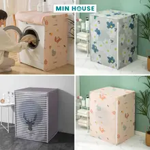 Bọc Máy Giặt Cửa Ngang Cửa Trên, Áo Trùm Máy Giặt Che Phủ Chống Bụi, Chống Nước Đủ Size 7-15kg