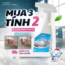 [Mua 3 tính 2] Xịt đa năng tẩy rửa nhà vệ sinh Cleamix 300g hương hoa nhài ngăn ngừa vi khuẩn