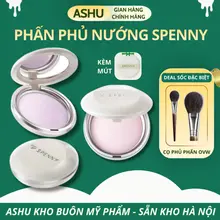 [CHÍNH HÃNG] Phấn Phủ Nướng Spenny Soft Yarrn Powder Cake Hiệu Chỉnh Màu Da Kiểm Soát Dầu 7.5G ASHU