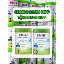 [COMBO 2 LON-KÈM QUÀ] - Sữa Bột HiPP Organic Combiotic 800g