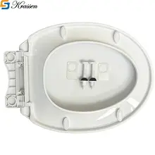 KS.01 Nắp bồn cầu rơi êm Krassen phù hợp với bồn cầu mũi tròn, mũi nhọn của TOTO, Inax, Viglacera, Caesar, American...
