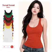 [Combo 2 áo 79K]  Áo Ba Lỗ Nữ 2 Dây Bản To Thun Tăm Lạnh TankTop Ôm Dáng Thoáng Mát _ TREND TREND STORE