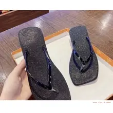 [ MS08 ] dép nữ kẹp thời trang phong cách xinh xắn đi chơi du lịch xịn xò kim tuyến long lanh