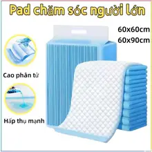 Miếng lót điều dưỡng người lớn 60x90cm,thoáng khí chống rò rỉ - Dùng cho người già, mẹ sau sinh và chăm sóc bé