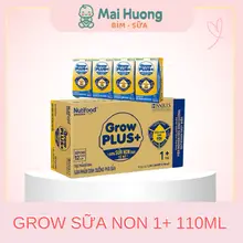 Thùng 48 Hộp Sữa Công Thức Pha Sẵn Nutifood GrowPLUS+ Vàng (Sữa Non Tăng Đề Kháng) 110/180ml - (48 Hộp ) Date Mới ....