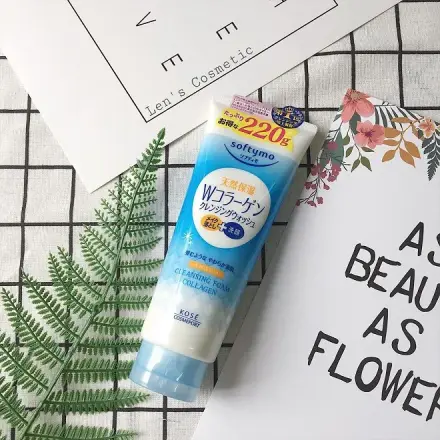 Review Kose Softymo Cleansing Foam Collagen: Sữa rửa mặt 2-in-1 Nhật Bản