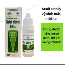 Nước muối sinh lý vệ sinh mắt mũi tai, rơ lưỡi... dùng cho trẻ từ sơ sinh
