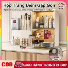 Hộp Đựng Mỹ Phẩm Cao Cấp Có Nắp Chống Bụi – Tủ Đựng Mỹ Phẩm Đa Năng