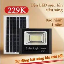 Đèn năng lượng mặt trời Đèn Led Năng 5000W Chống Nước Tiết Kiêm Điện ĐÈN Siêu Sáng Vỏ Hợp Kim Nhôm, Sáng Xuyên Đêm