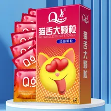 Bao cao su gai cao cấp Lưỡi Mèo size 52mm hộp 12 cái siêu mỏng kéo dài thời gian