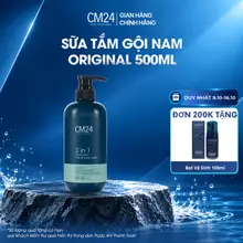 Sữa Tắm Gội Hương Nước Hoa Nam Tính Cuốn Hút CM24 FOR COOLMEN Sạch Sâu, Dưỡng Ẩm 500ml