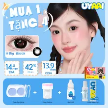 [Mua1Tặng 4]MYSTICEYES kính áp tròng MCK1 14.0-14.5mm 1 Lens+1 Máy Rửa + 1 Nhỏ Mắt + 60ml Nước Ngâm Len +1 Hộp đựng Lens