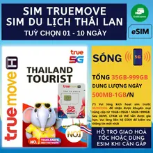 [GÓI PHỔ THÔNG] SIM DU LỊCH THÁI LAN KHÔNG GIỚI HẠN DATA LỰA CHỌN 01-10 NGÀY SÓNG MẠNH TOÀN QUỐC