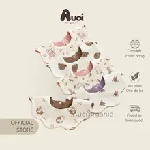 (Combo 5 chiếc) Yếm Xô Hoạ Tiết Cho Bé, Yếm Xô Muslin 4 Lớp Xoay 360 Độ Cho Bé Sơ Sinh, Ăn Dặm Mềm Mại Thấm Hút Tốt