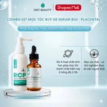 [TIẾT KIỆM 139K]Combo serum dưỡng nang Bio - placental + xịt mọc tóc RCP Việt Beauty giảm rụng tóc, hỗ trợ mọc tóc