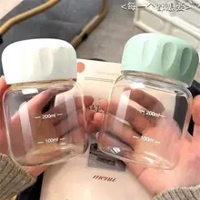 Combo 5 chai thuỷ tinh nắp nhựa- có chia vạch - dung tích 300ml