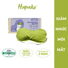 Túi Chườm Mắt Thảo Dược HAPAKU, Đắp Mắt Thư Giãn, Chườm Ấm Mắt Giảm Mỏi, Bịt Mắt Ngủ Thảo Dược