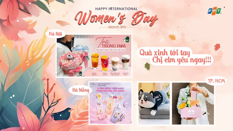 FPT Shop – Deal Yêu Thương Chiều Phái Đẹp | Ưu Đãi Đến 4 Triệu, Mua 1 Tặng 1 Dịp 8/3